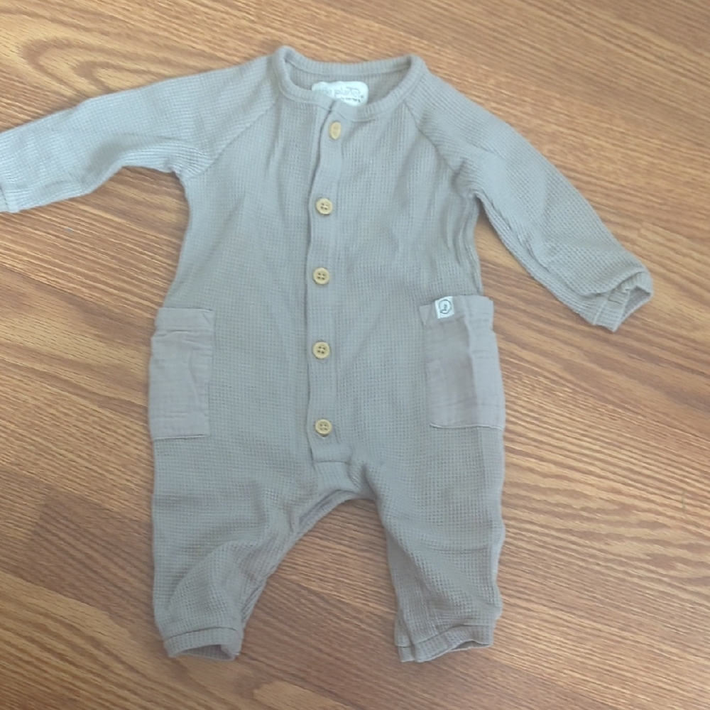Carter's Tan Footies Cozy One Pieces